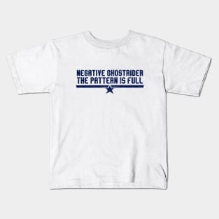 Negative Ghostrider the pattern is full Kids T-Shirt